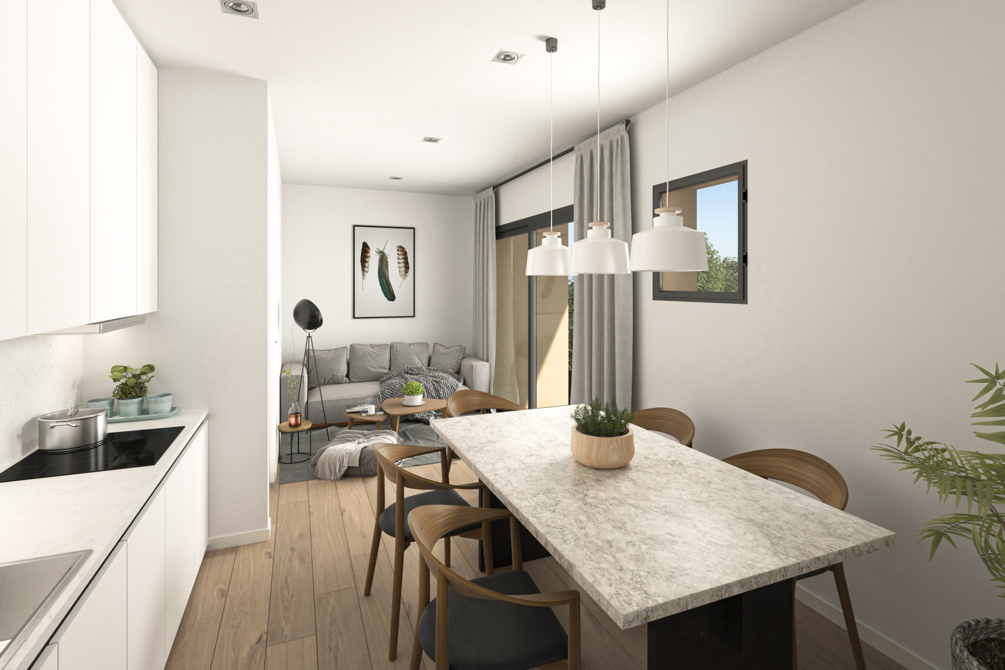 PROGRAMME NEUF SAINT-JEAN-DE-MAURIENNE / Du STUDIO au T5 / Terrasse & Parking intérieur - Cave #2