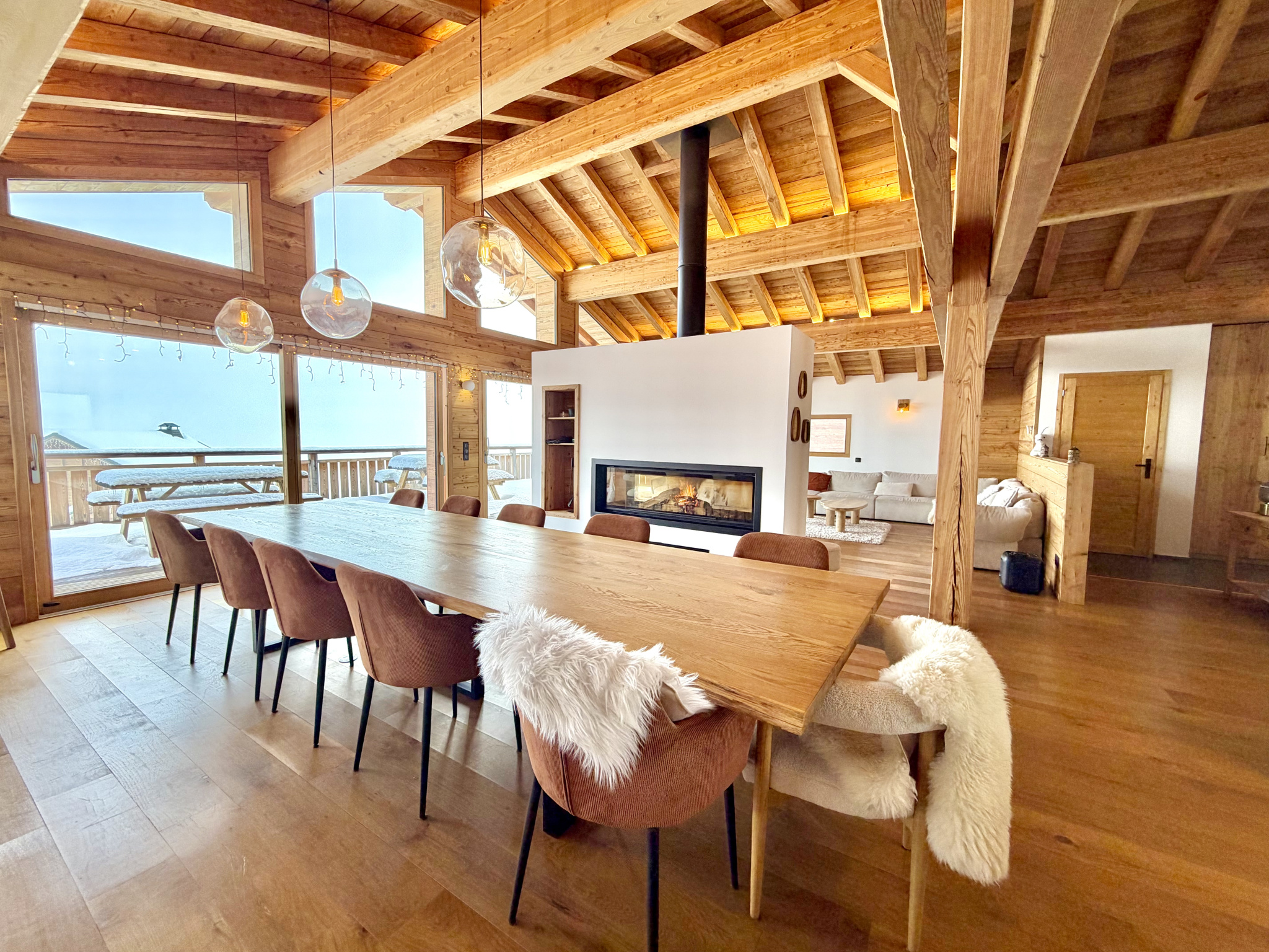 (73) LA TOUSSUIRE - REMARQUABLE CHALET 2023 - 10 CH - Vue panoramique - Accès pistes - Sauna #7