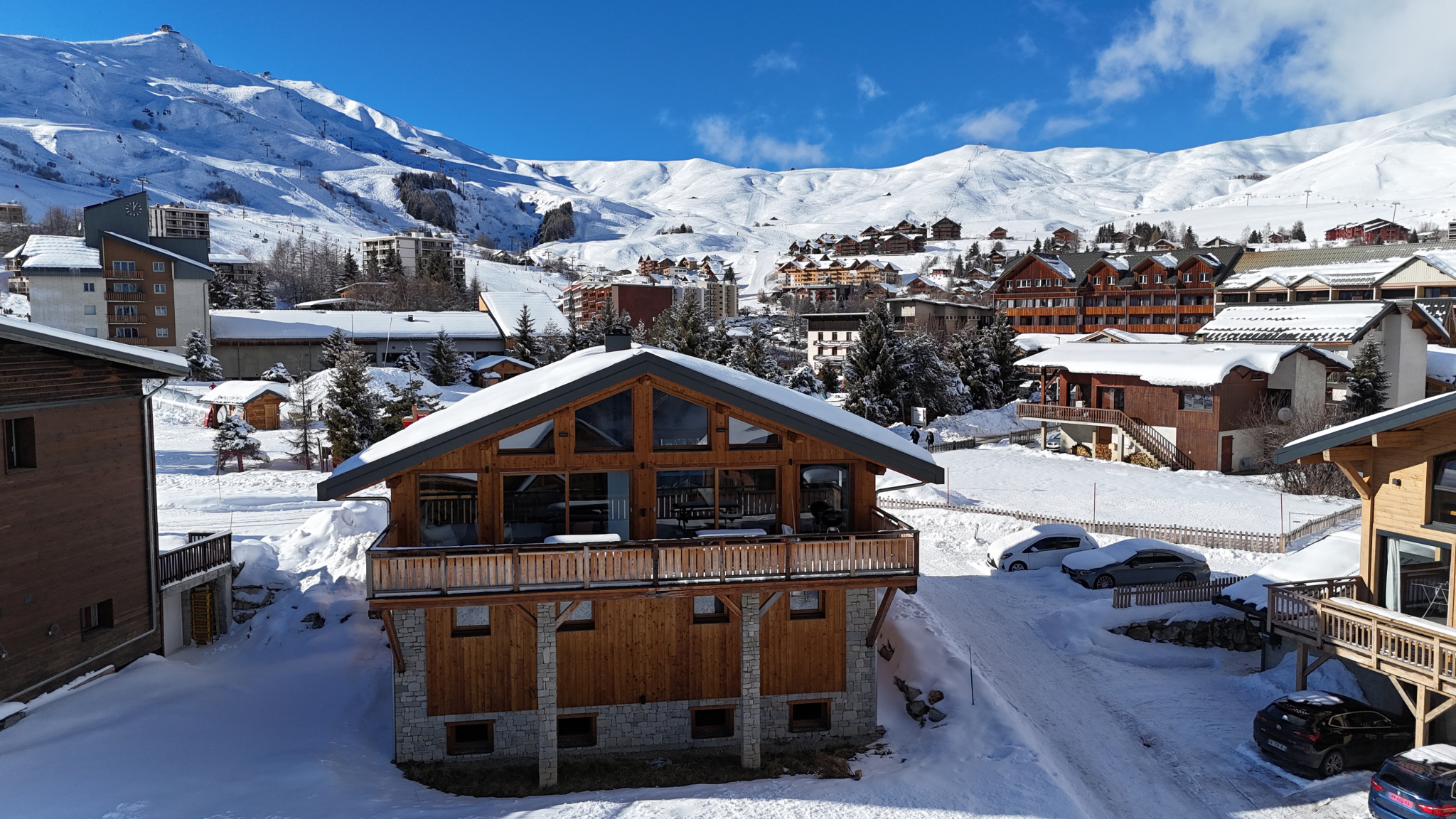 (73) LA TOUSSUIRE - REMARQUABLE CHALET 2023 - 10 CH - Vue panoramique - Accès pistes - Sauna #3