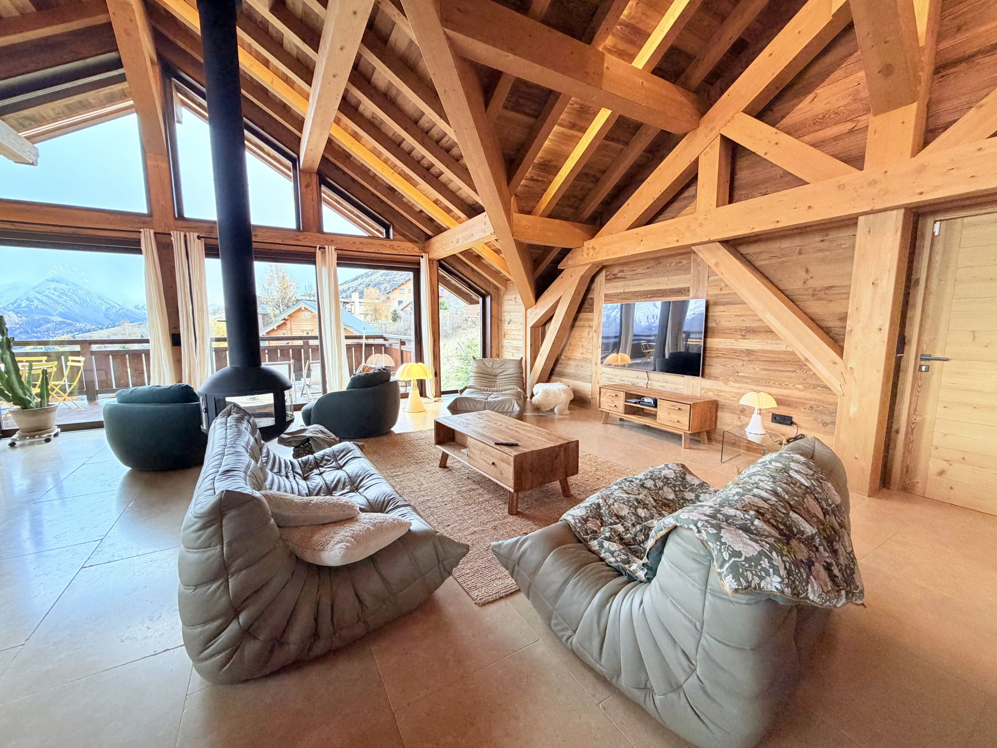 (73) LA TOUSSUIRE - CHALET D'EXCEPTION - VUE PANORAMIQUE 360 - SKI AUX PIEDS #12