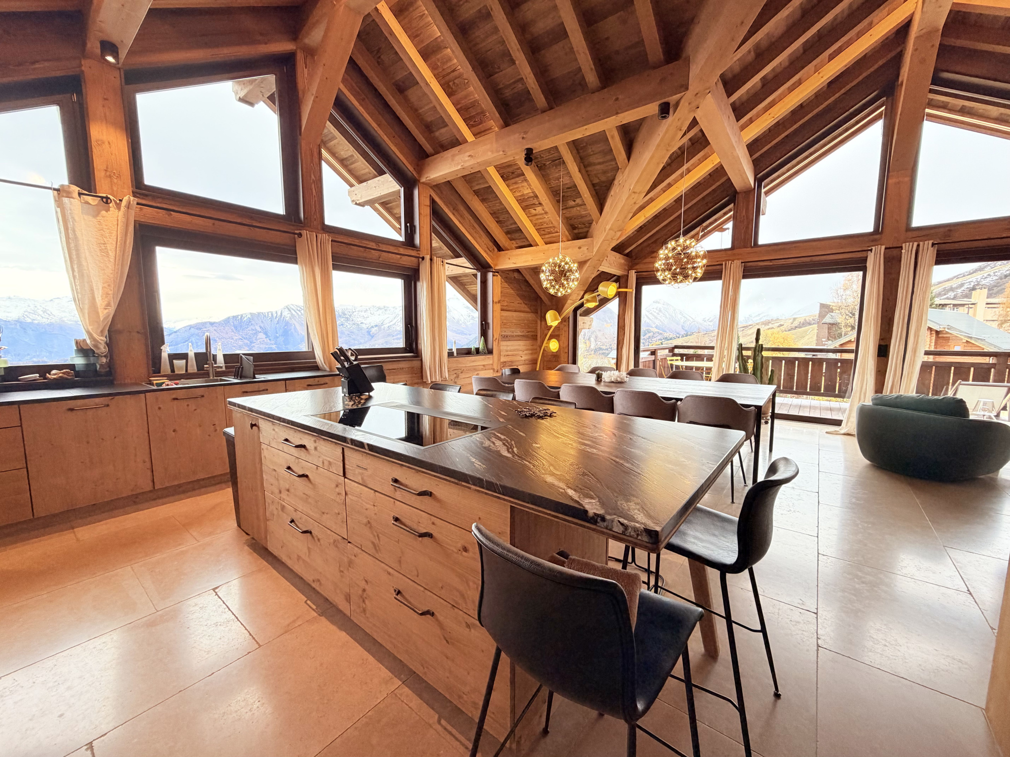 (73) LA TOUSSUIRE - CHALET D'EXCEPTION - VUE PANORAMIQUE 360 - SKI AUX PIEDS #7