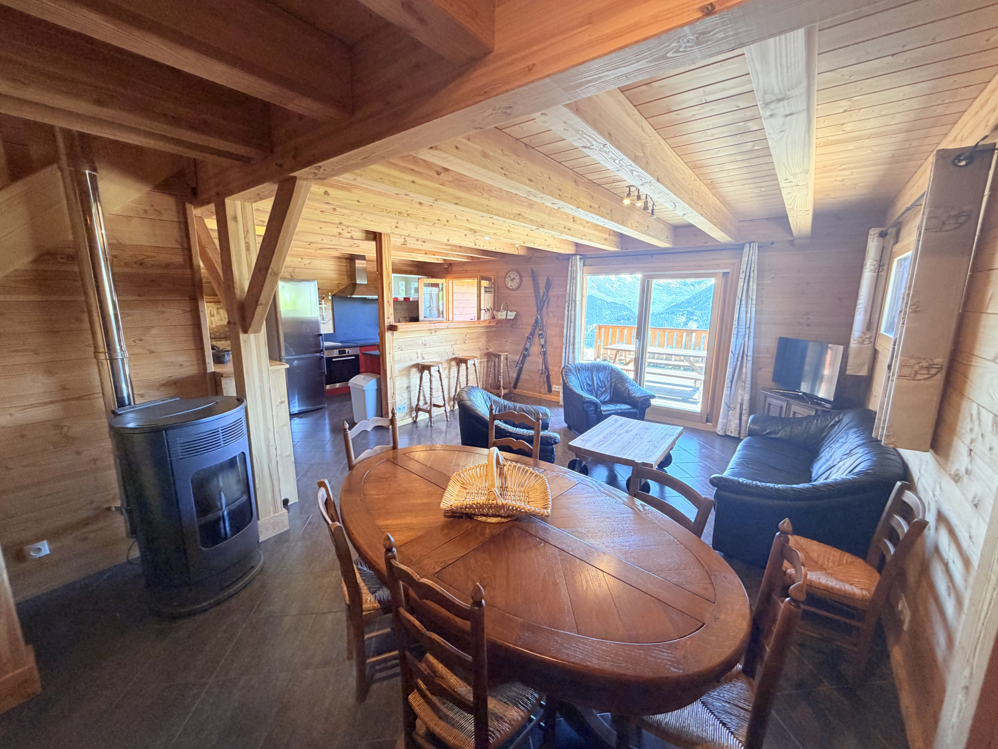 (73) LA TOUSSUIRE - Rare opportunité sur le secteur - Chalet cocooning avec vue panoramique #5