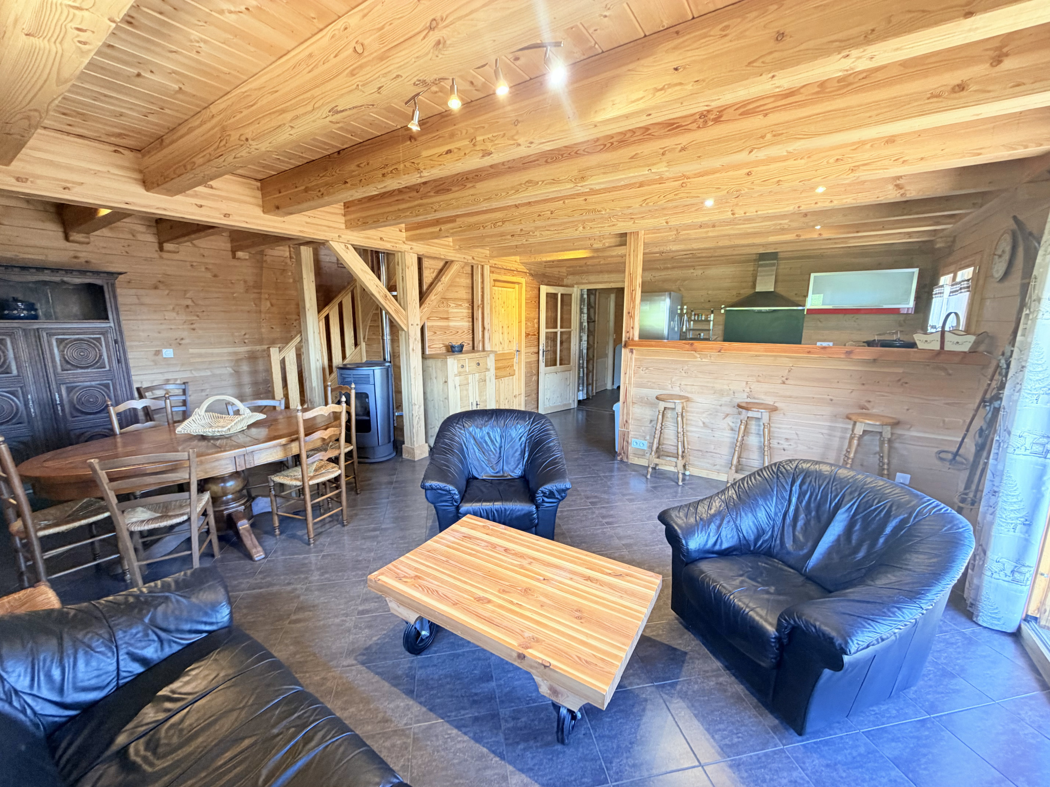 (73) LA TOUSSUIRE - Rare opportunité sur le secteur - Chalet cocooning avec vue panoramique #3