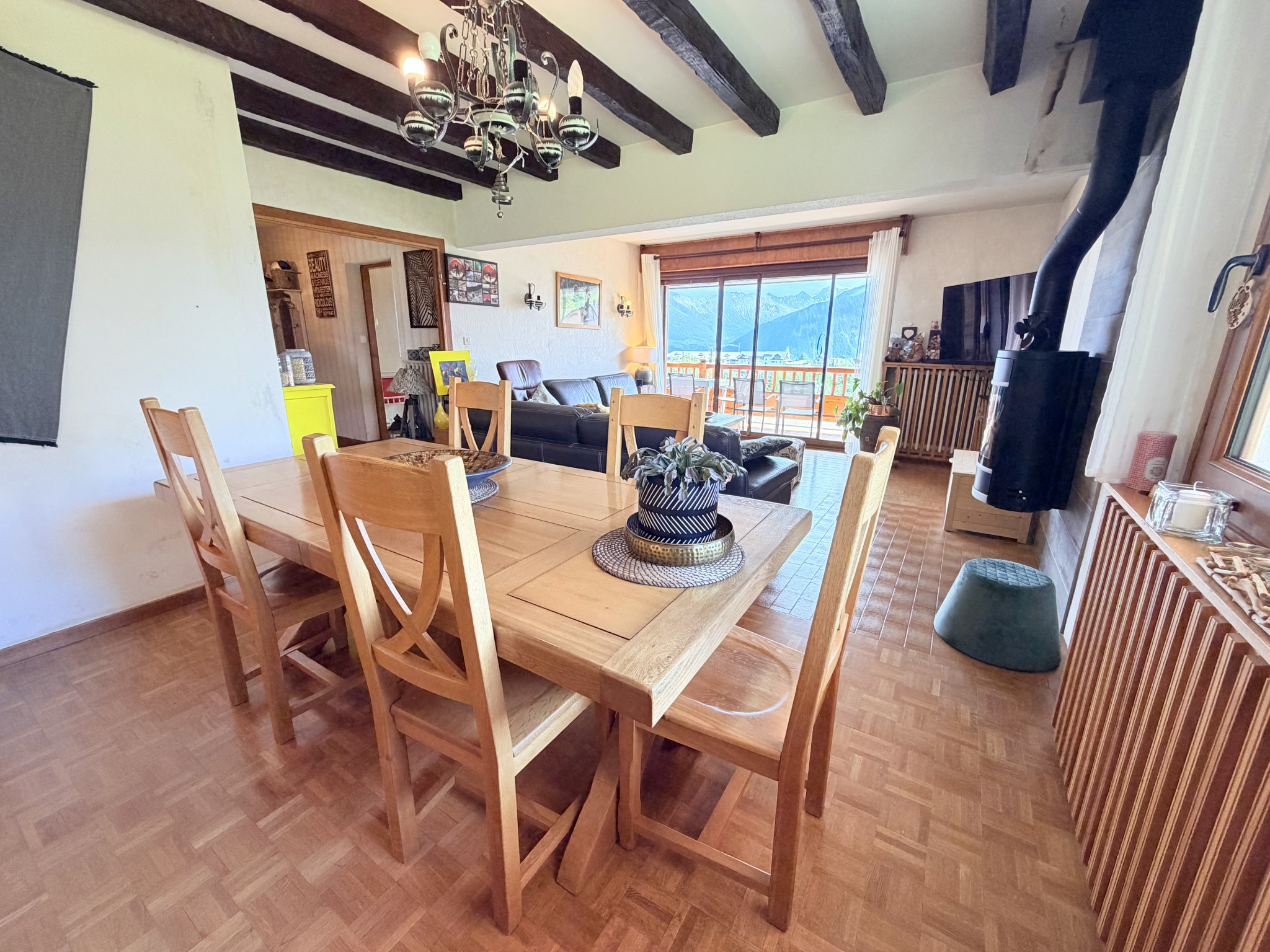 (73) LA TOUSSUIRE - Rare chalet familial - 4 appartements indépendants - Vue panoramique & sublime jardin #12