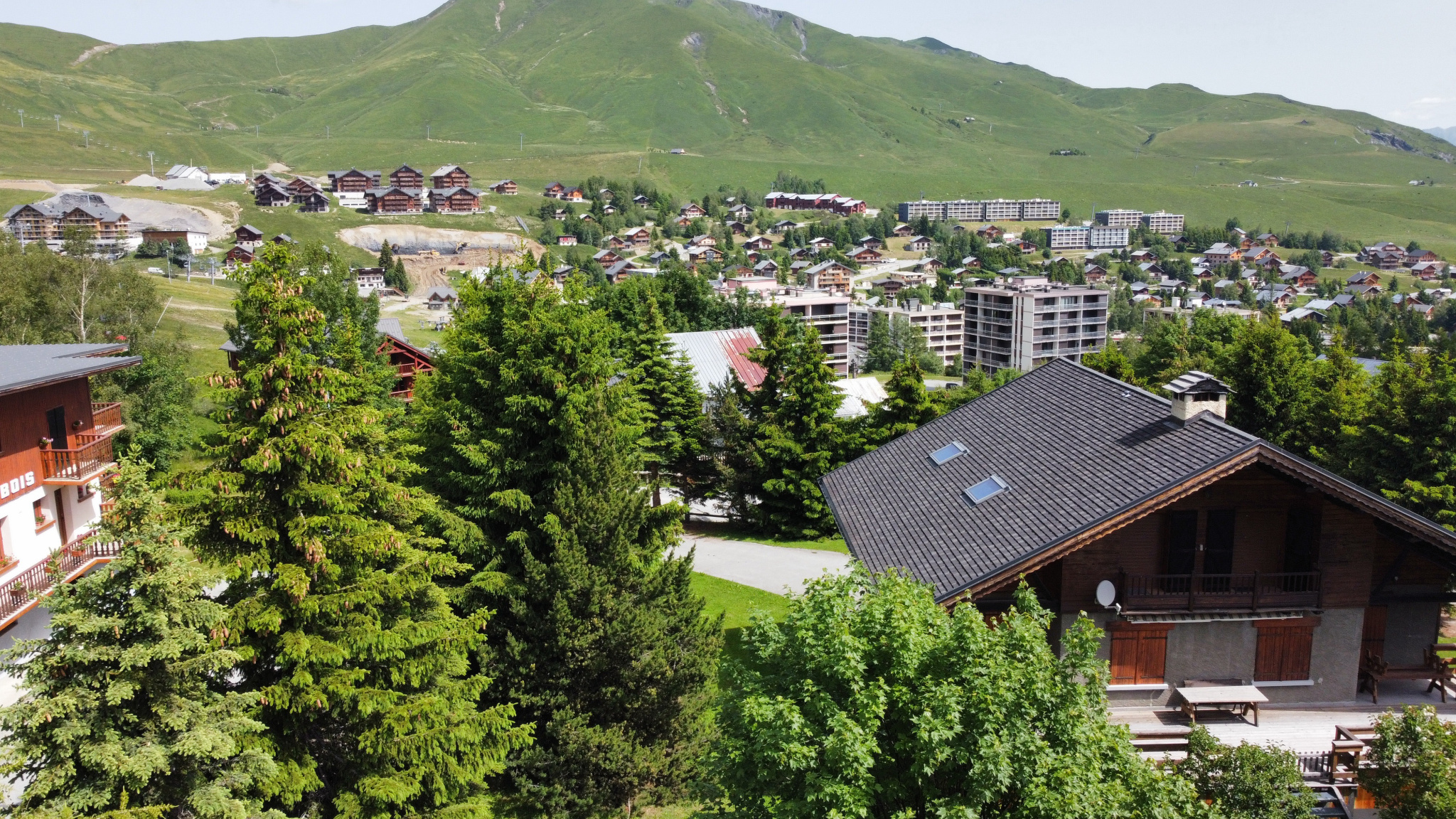 (73) LA TOUSSUIRE / Exceptionnel DUPLEX Montagnard - Accès pistes - Jardin & Terrasse #7