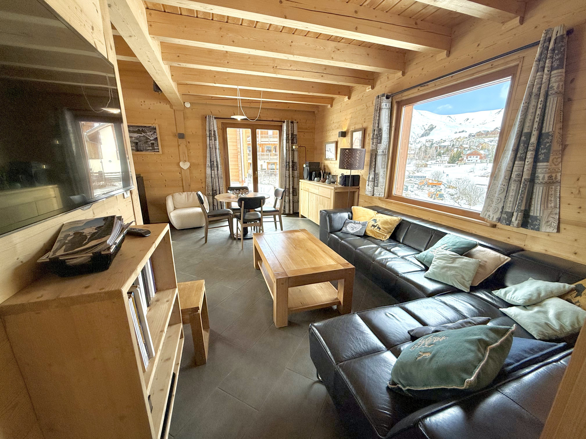 (73) LA TOUSSUIRE / Sublime chalet unique - Dépendance - Garage - Vue panoramique #7