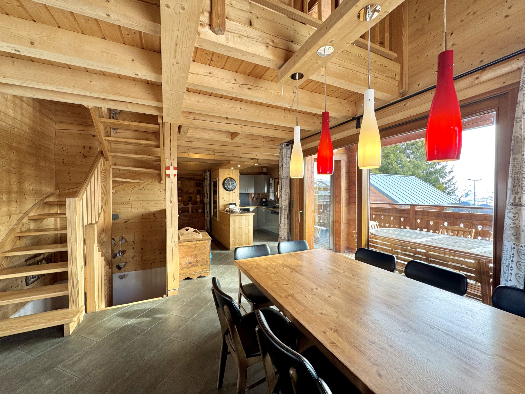 (73) LA TOUSSUIRE / Sublime chalet unique - Dépendance - Garage - Vue panoramique #9
