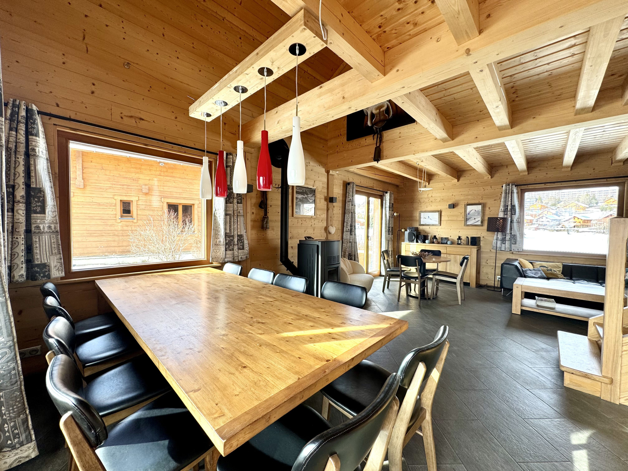 (73) LA TOUSSUIRE / Sublime chalet unique - Dépendance - Garage - Vue panoramique #43