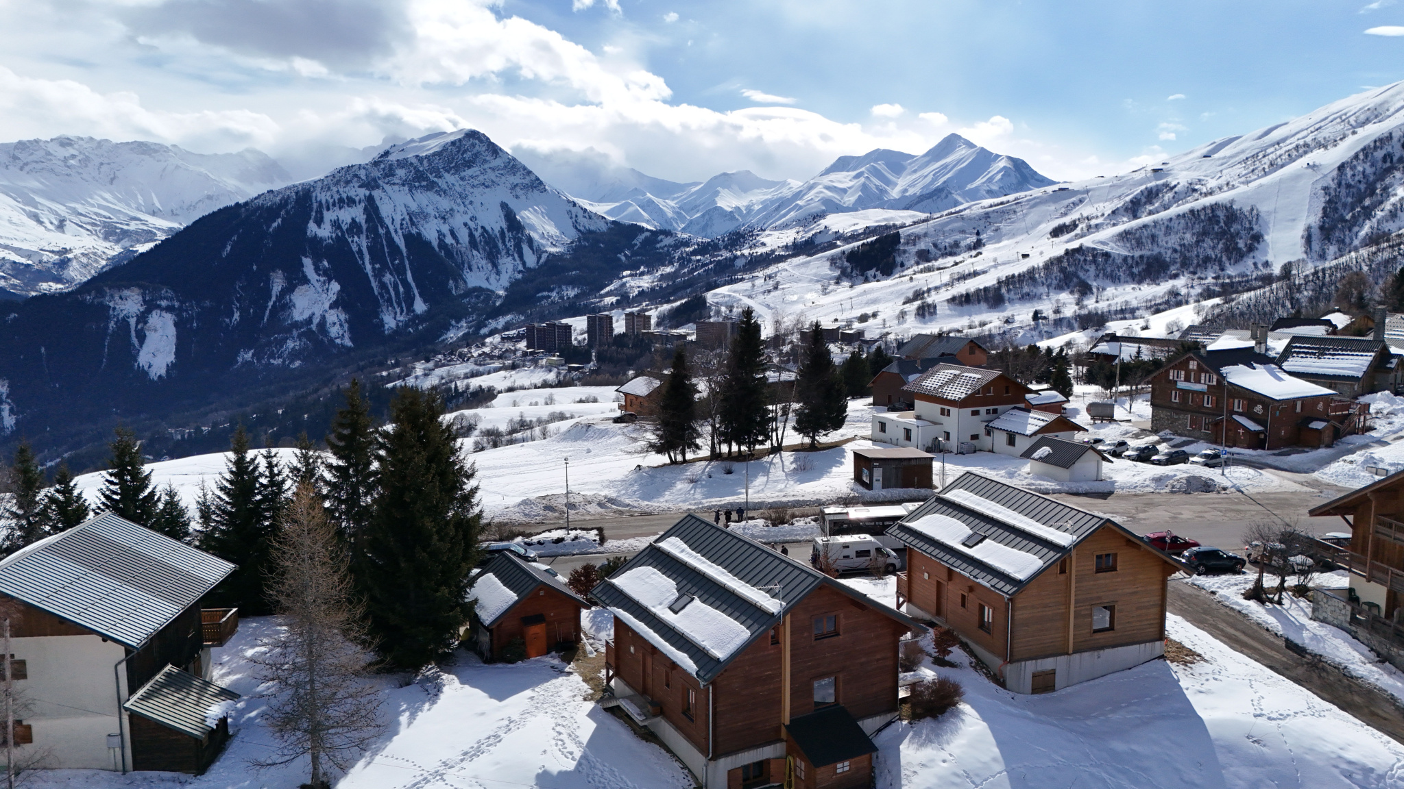 (73) LA TOUSSUIRE / Sublime chalet unique - Dépendance - Garage - Vue panoramique #19