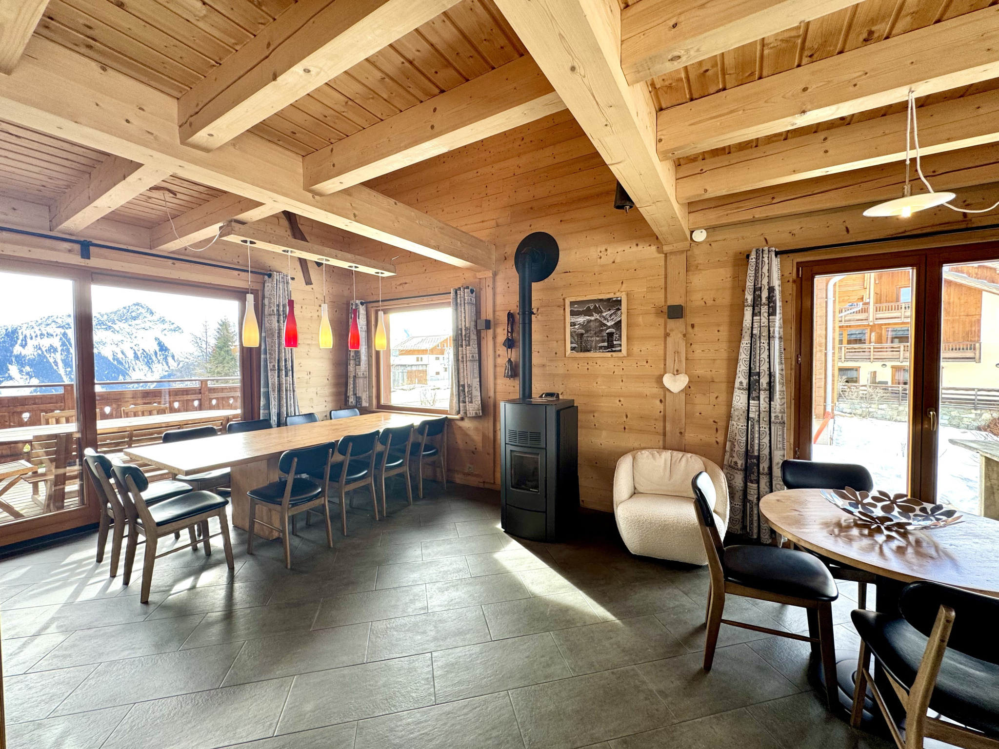 (73) LA TOUSSUIRE / Sublime chalet unique - Dépendance - Garage - Vue panoramique #21