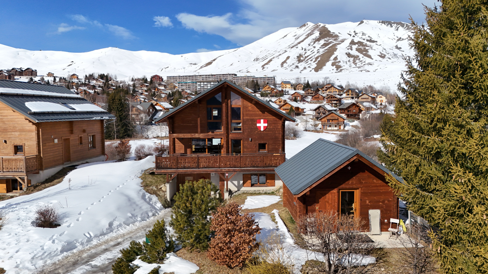 (73) LA TOUSSUIRE / Sublime chalet unique - Dépendance - Garage - Vue panoramique #20