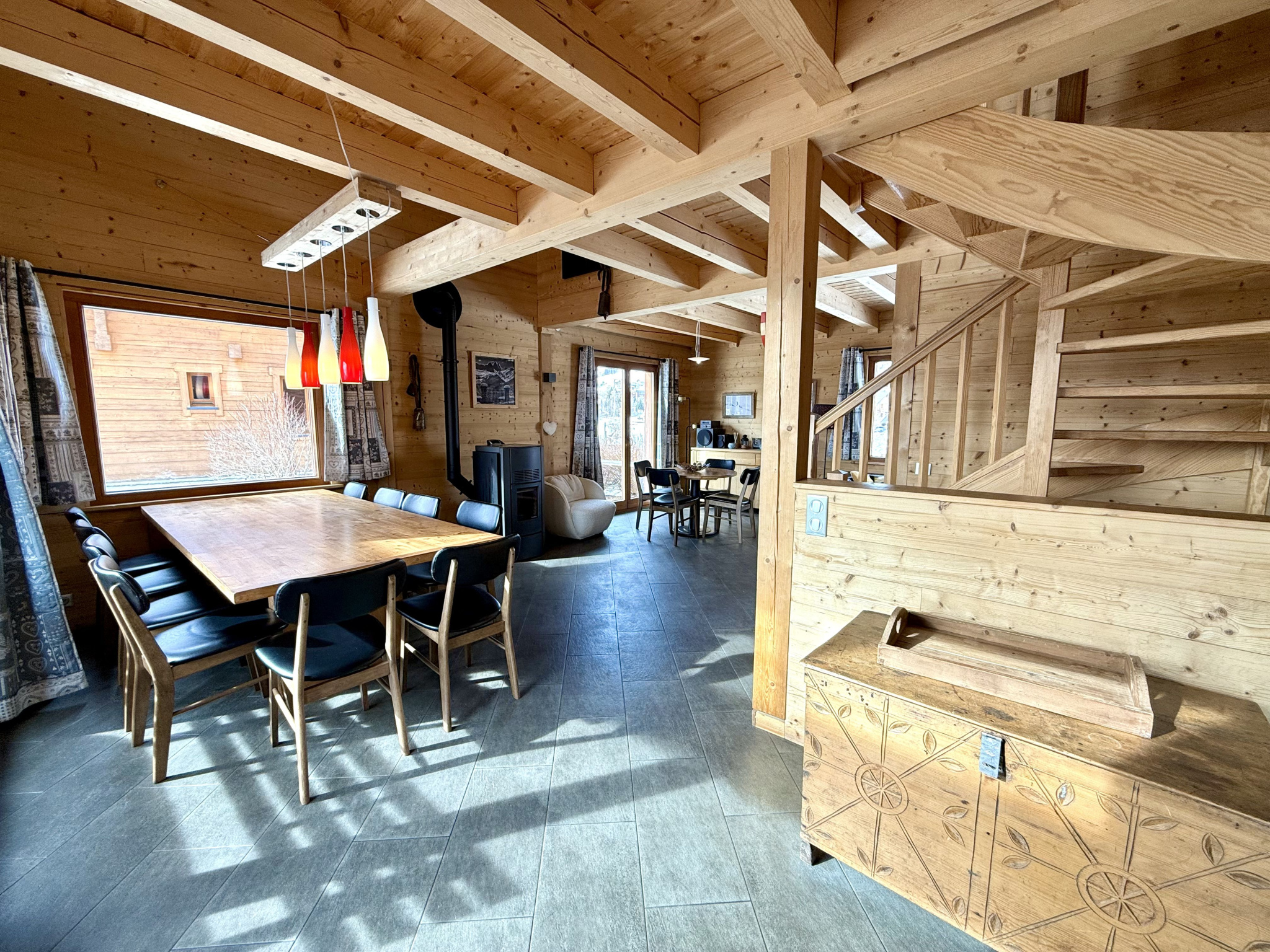 (73) LA TOUSSUIRE / Sublime chalet unique - Dépendance - Garage - Vue panoramique #36