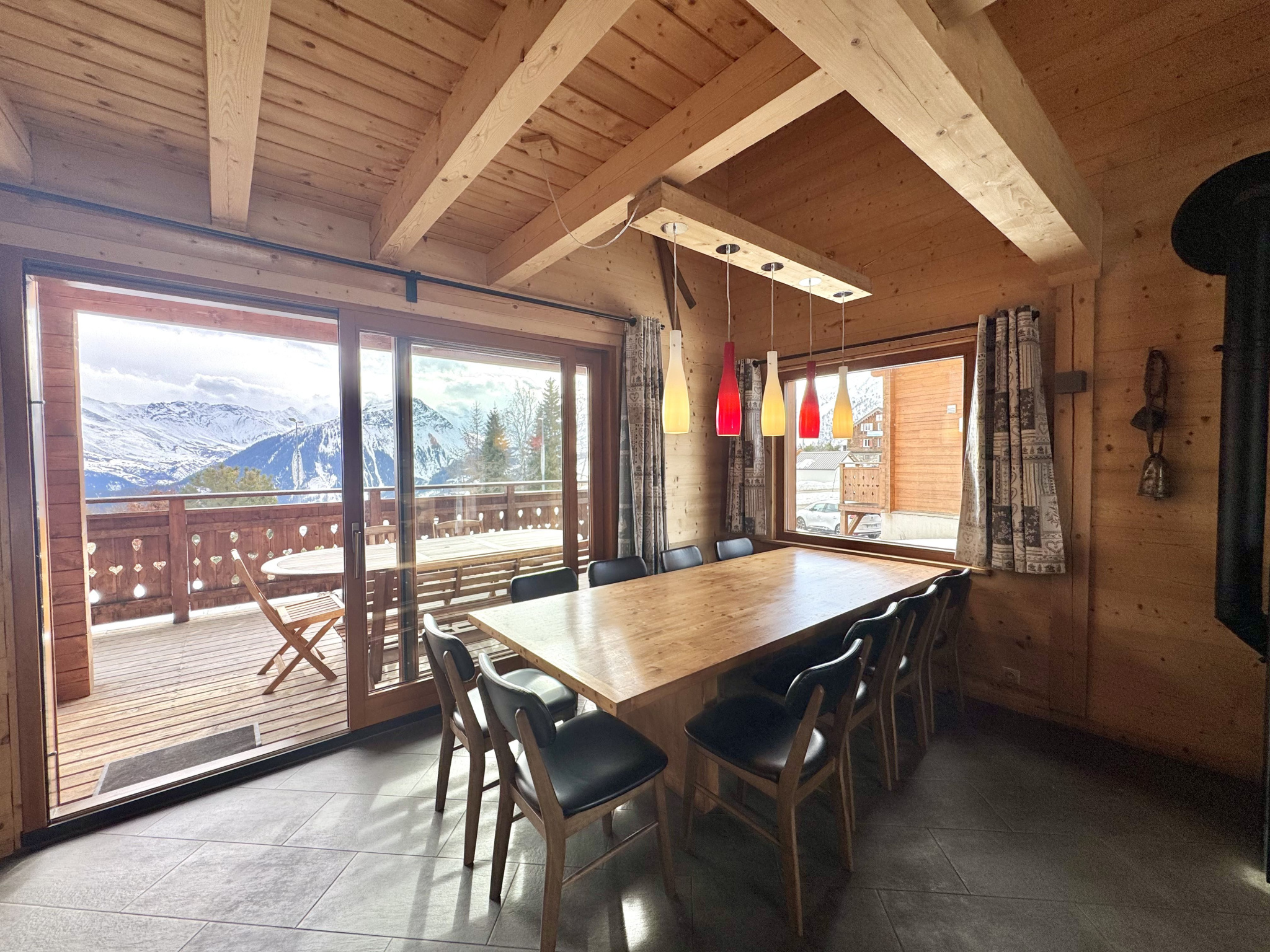 (73) LA TOUSSUIRE / Sublime chalet unique - Dépendance - Garage - Vue panoramique #3