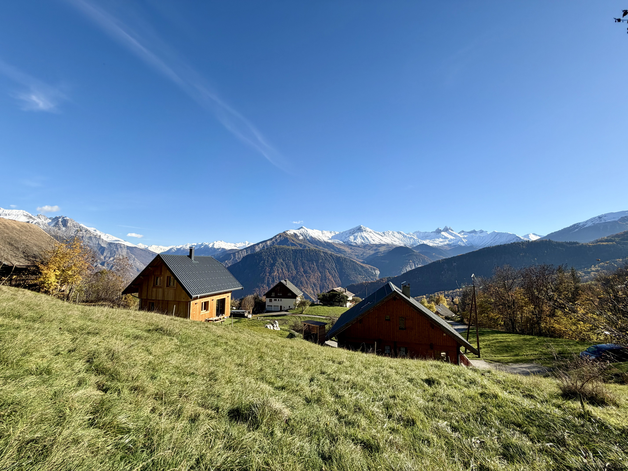 (73) JARRIER - Rare Terrain constructible - Hauteurs de Jarrier - Vue Aiguilles d’Arves #6