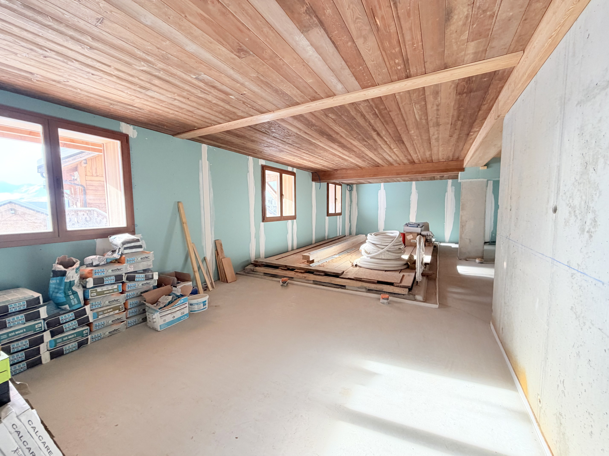 (73) LA TOUSSUIRE - CHALET UNIQUE -  Vue panoramique - Piscine intérieure - 7 suites parentales - Séjour 90m2 #12