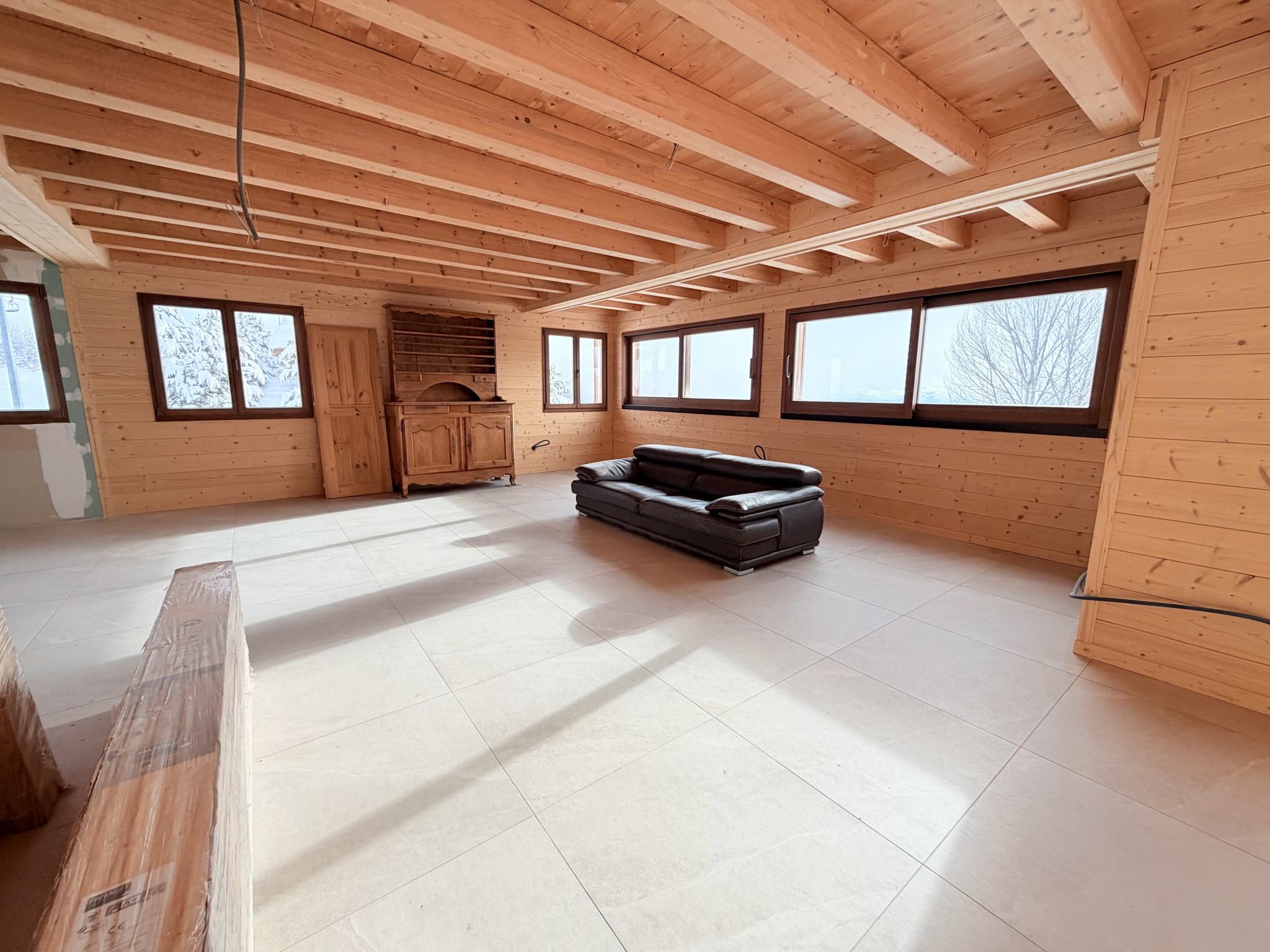 (73) LA TOUSSUIRE - CHALET UNIQUE -  Vue panoramique - Piscine intérieure - 7 suites parentales - Séjour 90m2 #9