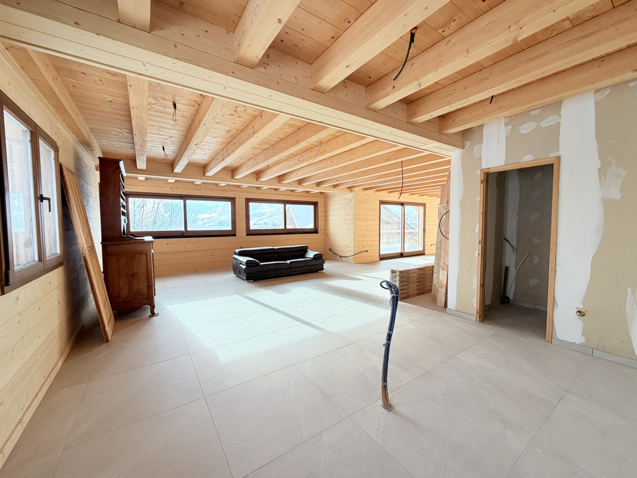 (73) LA TOUSSUIRE - CHALET UNIQUE -  Vue panoramique - Piscine intérieure - 7 suites parentales - Séjour 90m2 #23