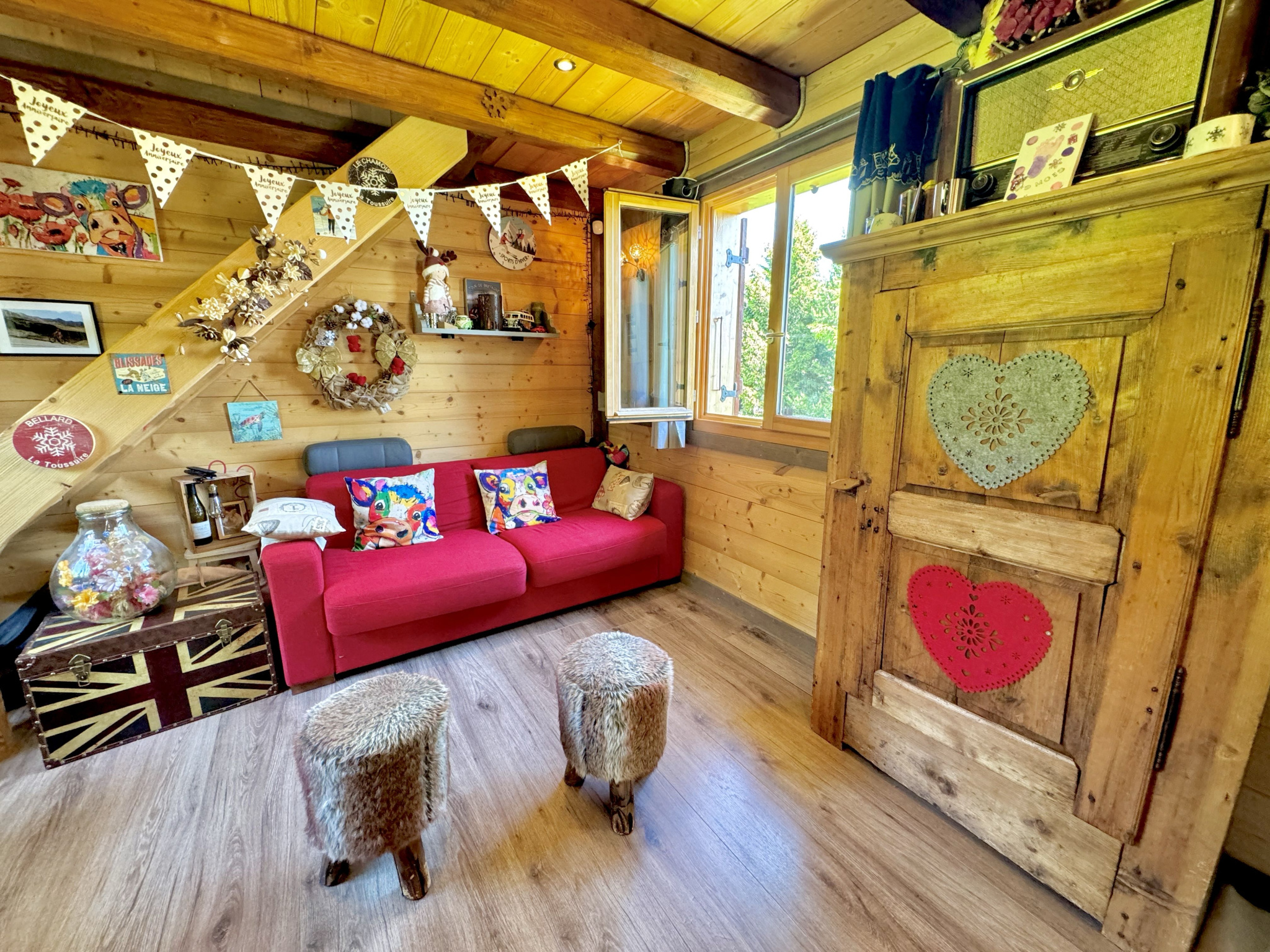 (73) LA TOUSSUIRE / DOMAINE DES SYBELLES / TRÈS JOLI CHALET / VUE DÉGAGÉE / BEL EXTERIEUR #6