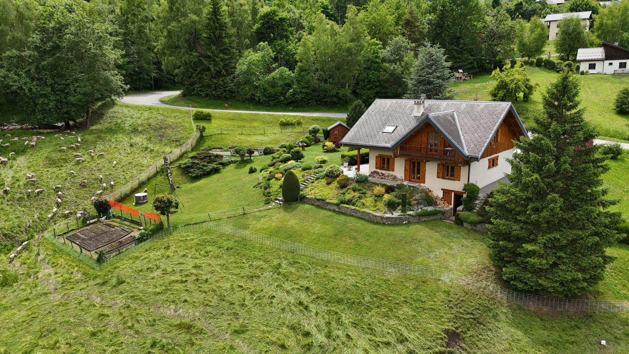 (73) SAINT-PANCRACE/ LES BOTTIÈRES   Maison ET terrain constructible    Jardin d’exception   Vue panoramique #47