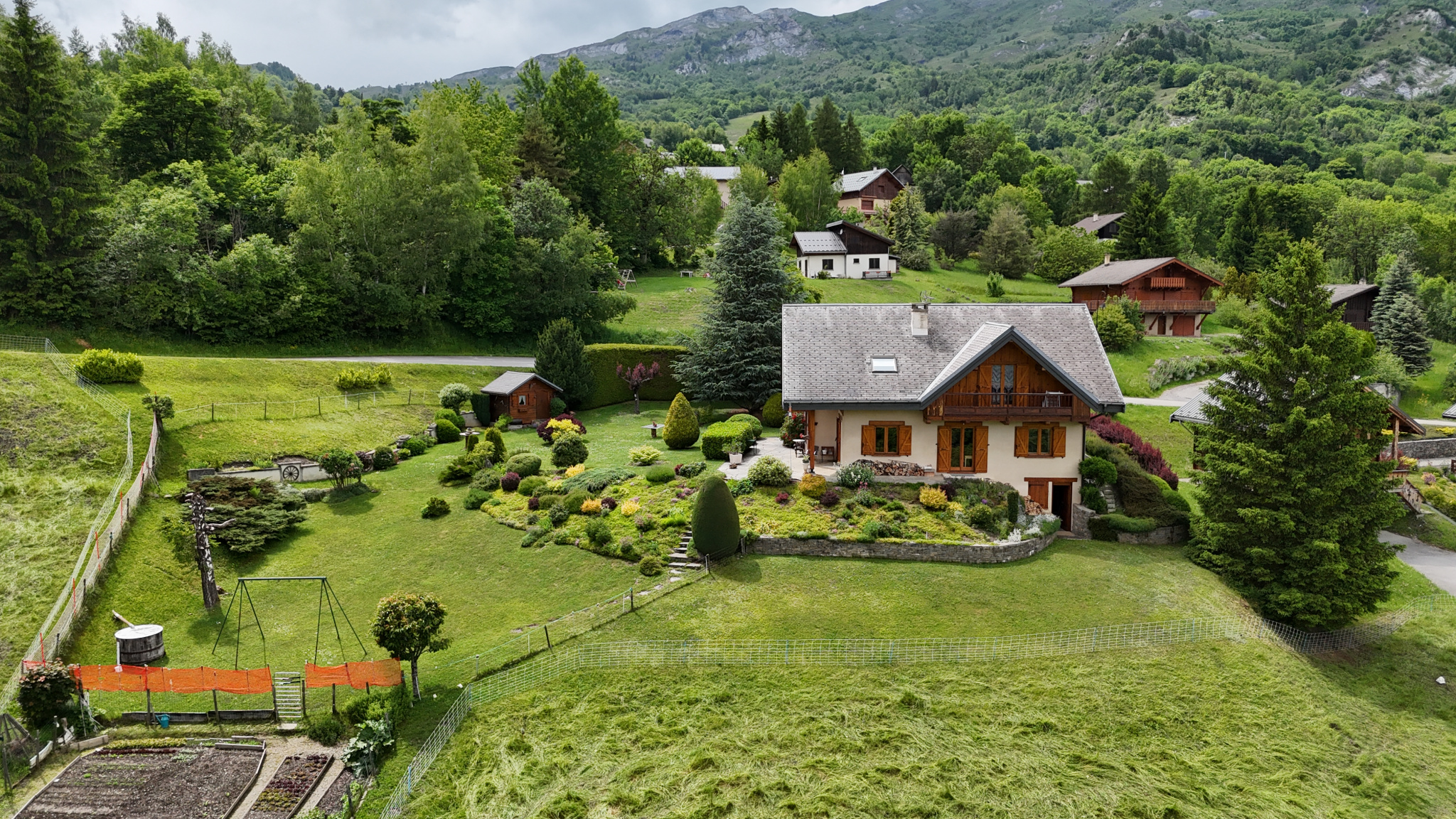(73) SAINT-PANCRACE/ LES BOTTIÈRES   Maison ET terrain constructible    Jardin d’exception   Vue panoramique #46
